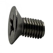 SUBURBAN BOLT AND SUPPLY 1/4"-20 x 2 in Phillips Flat Machine Screw, Plain Steel A0180160200F